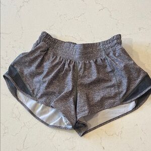 lululemon athletica Gray Heather Running Shorts
